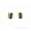 1.0mm 핀 헤더 싱글 행 블랙 12p